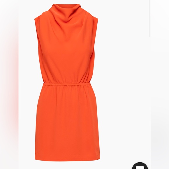Aritzia babaton Carter sleeveless dress size small color orange - Picture 9 of 14